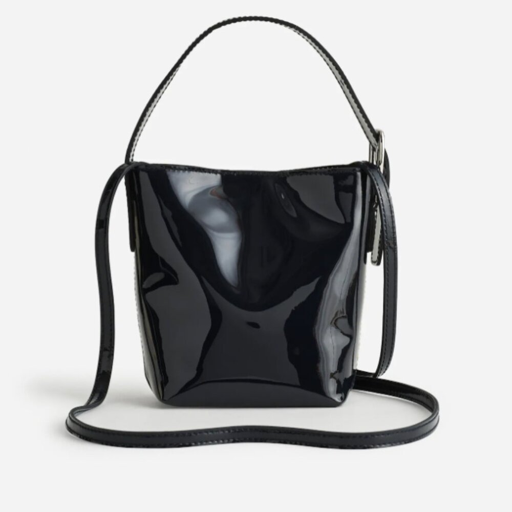 Madewell The Essential Micro Bucket Tote Deep Indigo NWT